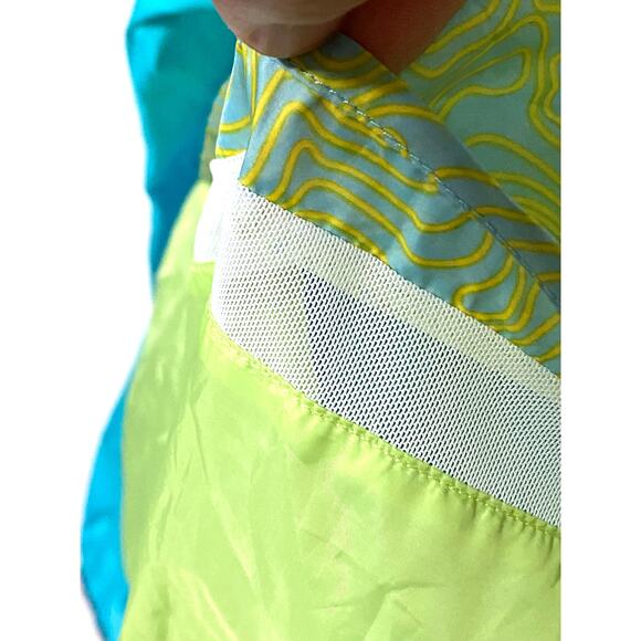 Cotopaxi Teva Teca Windbreaker Neon Color Block Pullover Hoodie Womens XL Mens L - Picture 8 of 10